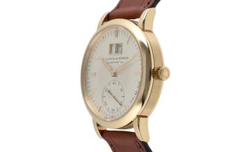 Thumbnail von A. Lange & Söhne Langematik SAX-O-MAT 18K Gold Automatik Herrenuhr Ref. 308.021