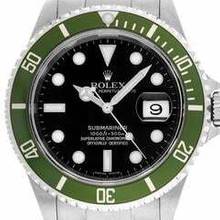 Thumbnail von Rolex Submariner Date Kermit Ref.16610LV 2006 LC 100 Full Set Original Unpoliert </h1>