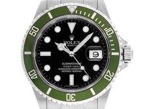 Thumbnail von Rolex Submariner Date Kermit Ref.16610LV 2006 LC 100 Full Set Original Unpoliert </h1>