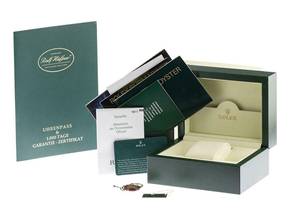 Thumbnail von Rolex Submariner Date Kermit Ref.16610LV 2006 LC 100 Full Set Original Unpoliert </h1>