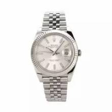 Thumbnail von Rolex Datejust 41 Edelstahl Weißgold 126334 Silber Jubile-Band