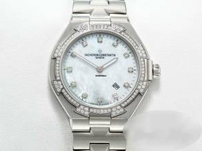 Thumbnail von Vacheron Constantin Overseas 25750 Edelstahl Diamanten Damen Medium Stahl Steel </h1>