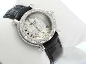 Thumbnail von Chopard Happy Sport Snowflake 288946 Edelstahl Weissgold 750 Diamanten Steel 18kt White Gold </h1>