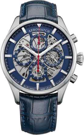  Aerowatch Les Grandes Classiques Chrono 1/2 Skeleton 
