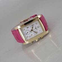 Thumbnail von Longines DolceVita Dolce Vita 18k Gold Quarz Chronograph 3 Kaufmann Armbänder 28 x 34 mm