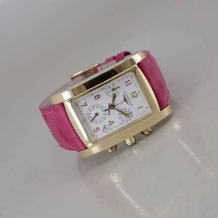  Longines DolceVita Dolce Vita 18k Gold Quarz Chronograph 3 Kaufmann Armbänder 28 x 34 mm 