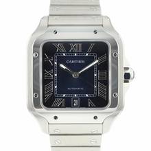 Thumbnail von Cartier Santos Large Model Blue Dial </h1>