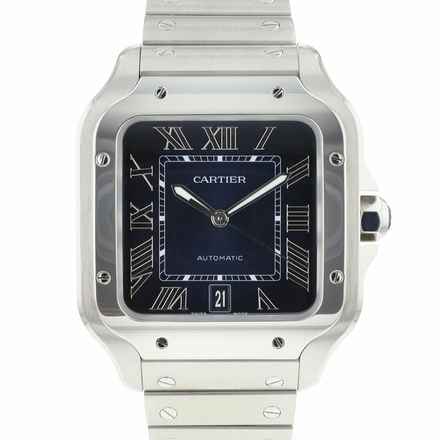  Cartier Santos Large Model Blue Dial </h1> 