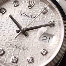 Thumbnail von Rolex Datejust 36 Jubilee Fluted Silver Logo Diamond Dial
