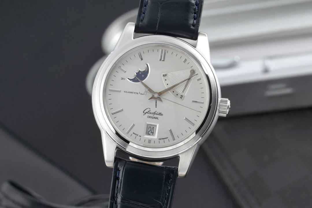  Glashütte Original Senator Automatik Edelstahl Herrenuhr Ref. 39-44-04-12-04  