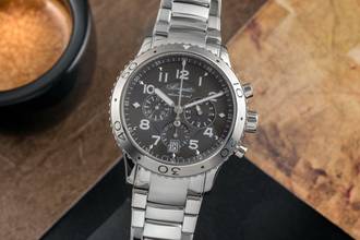 Thumbnail von Breguet Type XX - XXI - XXII Flyback Chronograph Automatik Stahl Herrenuhr Ref. 3810