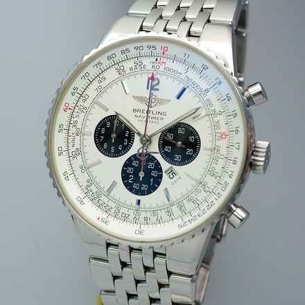  Breitling Navitimer Heritage Chronograph Panda Stahl/Stahl B+P 