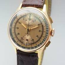 Thumbnail von Chronographe Suisse Cie 2-tone dial 2 Register Gold 18k/750 Venus 170 </h1>
