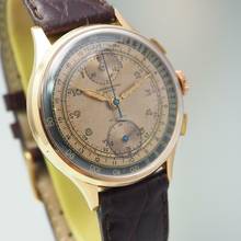 Thumbnail von Chronographe Suisse Cie 2-tone dial 2 Register Gold 18k/750 Venus 170 </h1>