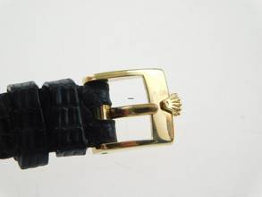 Thumbnail von Rolex Precision Super Precision 4663 Bubbleback Square 18K Gold Rarität v 1939