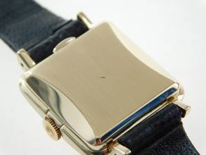 Thumbnail von Rolex Precision Super Precision 4663 Bubbleback Square 18K Gold Rarität v 1939