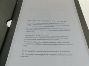 Thumbnail von A. Lange & Söhne Kleine Lange 1 Little Lange 1 im Top Zustand mit A.Lange Zertifikat 18 Karat Rosegold 36,5 mm