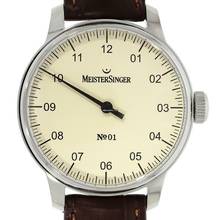 Thumbnail von Meistersinger N° 01 Einzeiger Herrenuhr Handaufzug AM3303