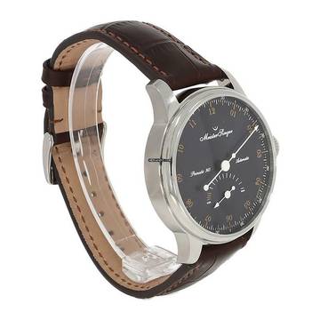  Meistersinger Primatic 365 Herrenuhr Automatik - Sonnenschliff Stahlblau mit Gold PR365917G 