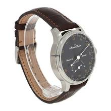 Thumbnail von Meistersinger Primatic 365 Herrenuhr Automatik - Sonnenschliff Stahlblau mit Gold PR365917G