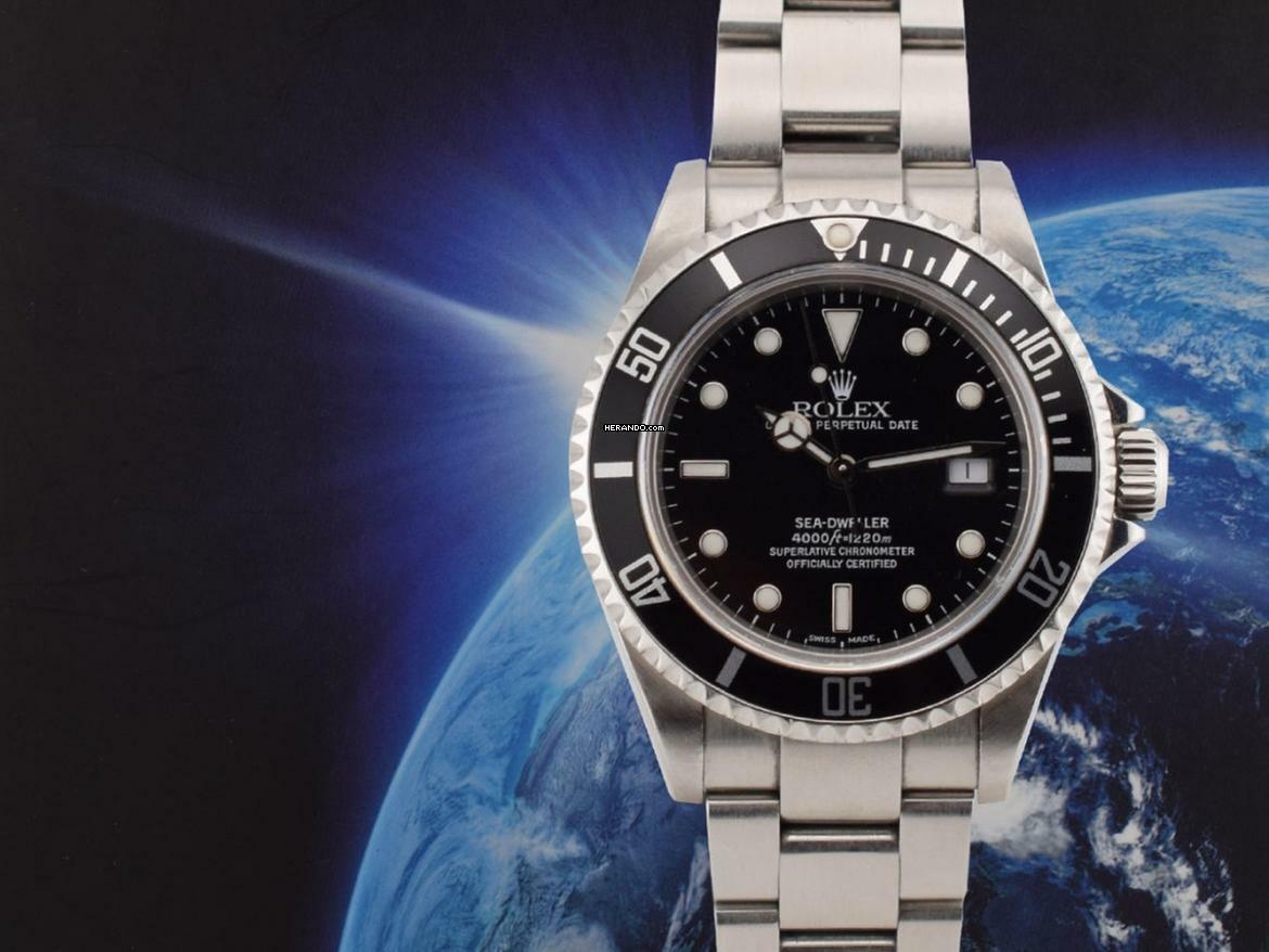  Rolex Sea-Dweller 4000 16600 Used Full Set + Toolkit 