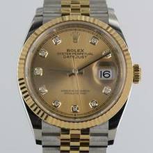 Thumbnail von Rolex Datejust 36 Full Set//Ref.126233//2021//Diamant//#728 </h1>
