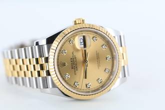 Thumbnail von Rolex Datejust 36 Full Set//Ref.126233//2021//Diamant//#728 </h1>