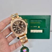 Thumbnail von Rolex Sky-Dweller Ouro Rosé Chocolate Dial 42mm Automático Completo