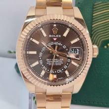 Thumbnail von Rolex Sky-Dweller Ouro Rosé Chocolate Dial 42mm Automático Completo