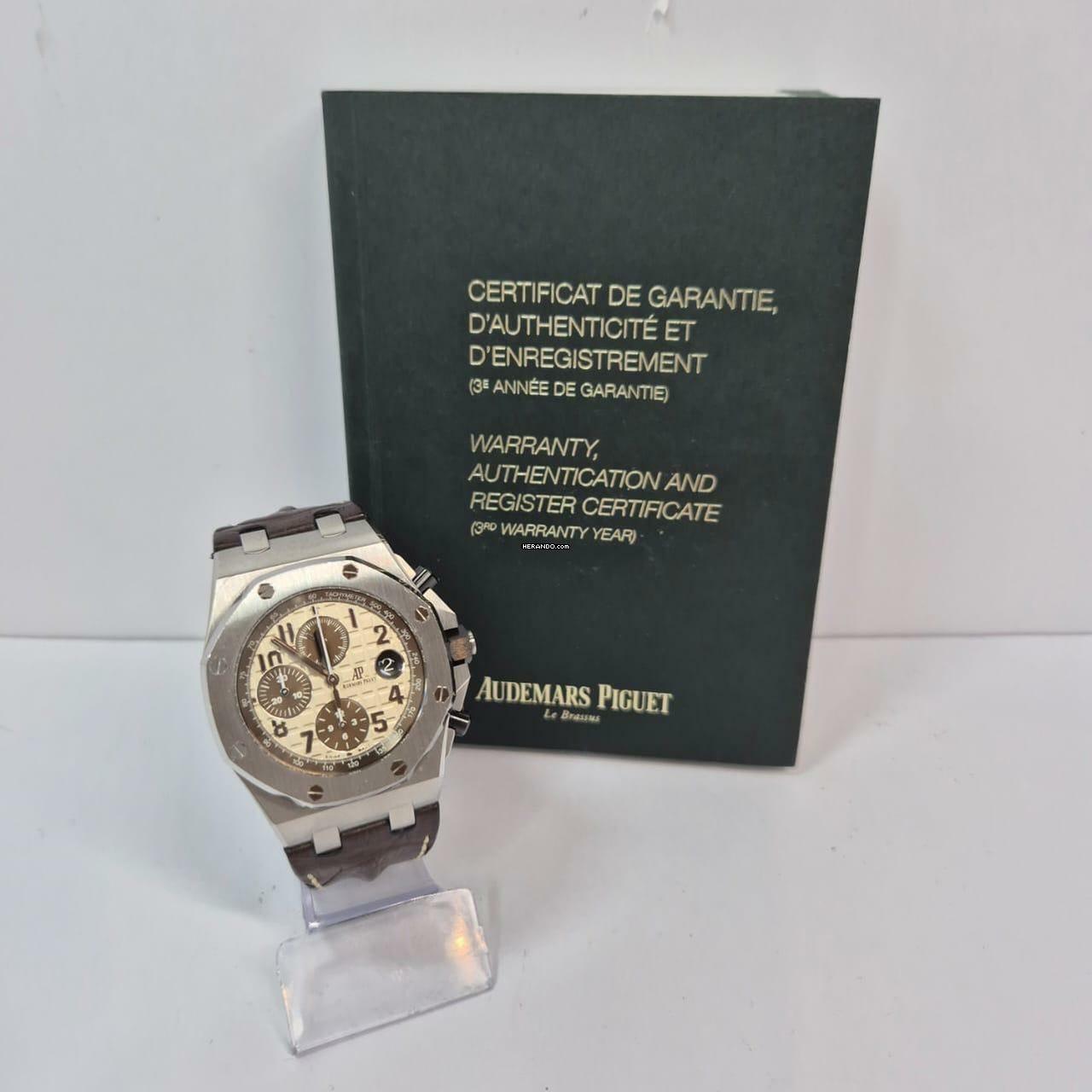  Audemars Piguet Royal Oak Offshore Chronograph Safari ll 42mm Automático Completo 