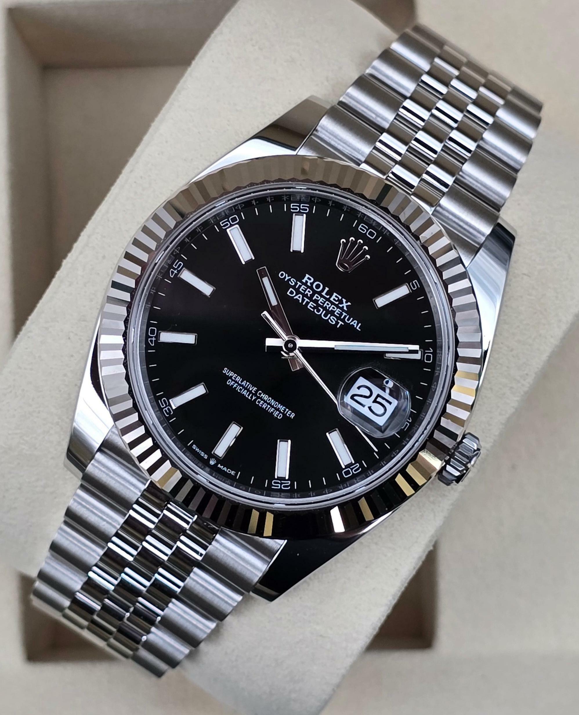  Rolex Datejust 41 41mm 126334 Black dial Jubilee Unworn/New Condition Full Set 12-2025 