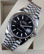 Thumbnail von Rolex Datejust 41 41mm 126334 Black dial Jubilee Unworn/New Condition Full Set 12-2025