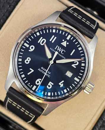  IWC Fliegeruhr Mark Pilot Mark XX IW328203 Blue Dial Unworn/New Condition Full Set 3/2026 