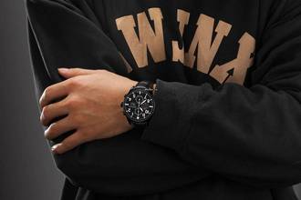  Aerowatch Les Grandes Classiques Chrono Flieger Black PVD 
