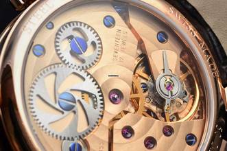 Thumbnail von Aerowatch Renaissance 7 Time Zones Gold PVD