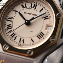 Thumbnail von Cartier Santos Octagon PM Steel Gold