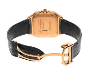 Thumbnail von Cartier Santos de Cartier Roségold / Leder 2021 • Big Size • Sehr schönes Full Set aus 2021 •