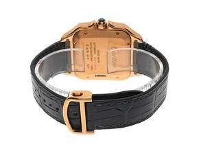 Thumbnail von Cartier Santos de Cartier Roségold / Leder 2021 • Big Size • Sehr schönes Full Set aus 2021 •