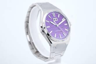 Thumbnail von Lucky Harvey Hammer Patern Chiming - Cadran Violet - Sonnerie à l'Heure - Neuf - Boîte + papiers Sonnerie 2025