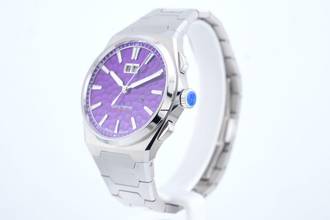 Thumbnail von Lucky Harvey Hammer Patern Chiming - Cadran Violet - Sonnerie à l'Heure - Neuf - Boîte + papiers Sonnerie 2025