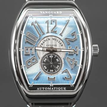  Franck Muller Vanguard Slim 2025 Slim Skyblue Dial 