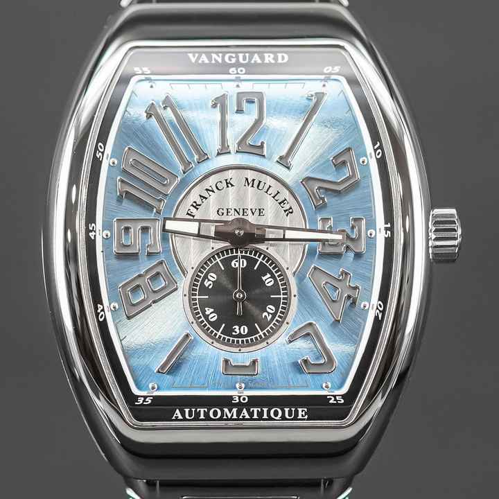  Franck Muller Vanguard Slim 2025 Slim Skyblue Dial 