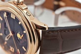 Thumbnail von Blancpain Léman Moonphase Calendar Black Dial 18k Rose Gold Limited Edition 2763 </h1>