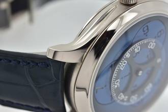Thumbnail von H.Moser & Cie. Endeavour Flying Hours Funky Blue 1806-0200 Limited Edition 60pcs 18k White Gold </h1>