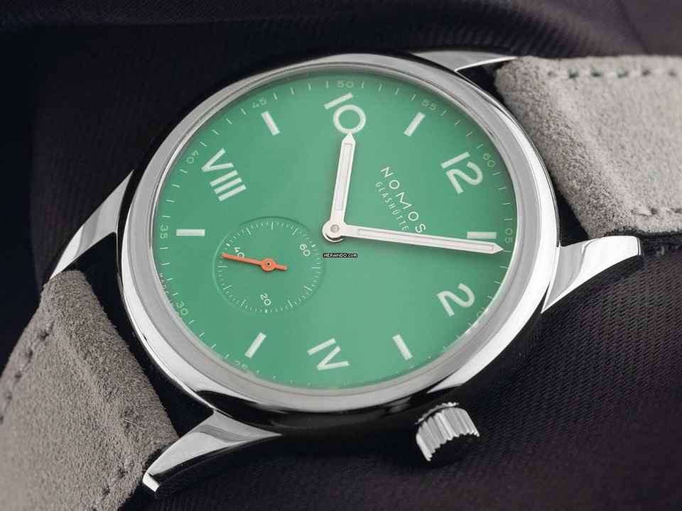  NOMOS Club Campus Glashütte Club Campus electric green Ref.726 2025 Full Set Neu 