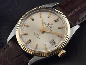Thumbnail von Tudor Prince Oysterdate Roulette Ref.7990/3 1967 original Reisemäppchen sehr gut Vintage