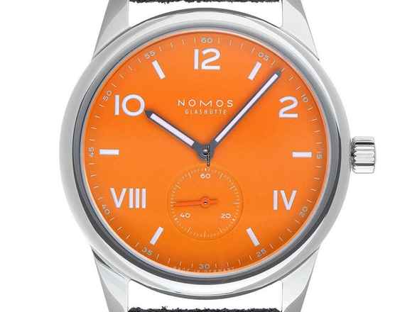  NOMOS Club Campus Glashütte Club Campus Future Orange Ref.729 2025 Full Set Neu 