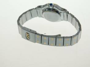 Thumbnail von Cartier Santos Octagon Automatik Damenuhr Stahl Gold Rarität aus den 80 er Jahren </h1>