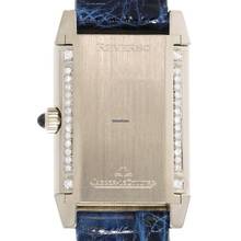 Thumbnail von Jaeger-LeCoultre Reverso Lady Damenarmbanduhr Reverso Joaillerie mit Diamanten und Brillanten Quarz aus 750 Weissgold / Stahl Fullset