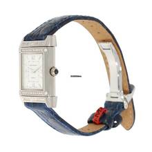 Thumbnail von Jaeger-LeCoultre Reverso Lady Damenarmbanduhr Reverso Joaillerie mit Diamanten und Brillanten Quarz aus 750 Weissgold / Stahl Fullset